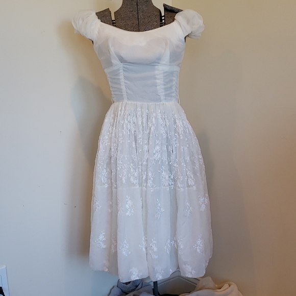Beautiful satin vintage Baby doll dress